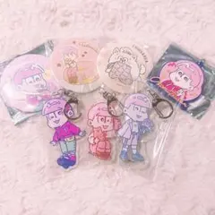 おそ松さん トド松 缶バッジ ラバーストラップ アクリルキーホルダー まとめ売り