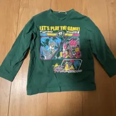 仮面ライダー　エグゼイド　長袖カットソー 100cm グリーン