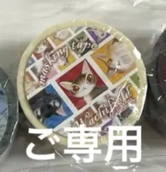 専用出品　マスキングテープ　3本　ダヤン　わちふぃーるどのサムネイル
