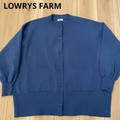 LOWRYS FARM スポンディッシュ　クルー　カーディガン