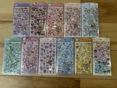 11種　サンリオ　うるちゅるポップシール　キティ　マイメロ　クロミ　シナモロール