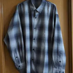 GUチェックシャツ