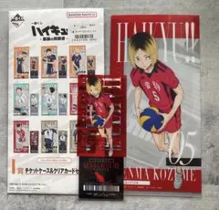 ハイキュー!! 一番くじ I賞 チケットケース＆クリアカードセット 孤爪研磨