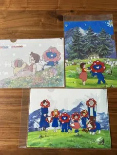EXPO2025 アルプスの少女ハイジ　ミャクミャク　クリアファイル3枚セット