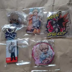 僕のヒーローアカデミア☆アクリルキーホルダー☆お花見 アイス 原作☆爆豪