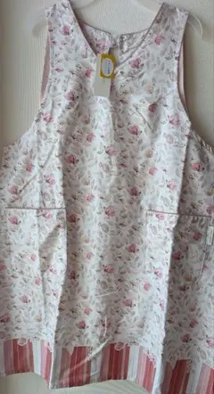 LAURAASHLEY ローラアシュレイ エプロン 形態安定加工 ピンクのサムネイル