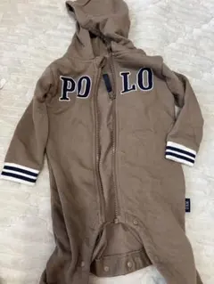 POLOフード付きロンパース　80