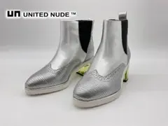 【未使用品】UNITED NUDE クリアヒールサイドゴアブーツ 36