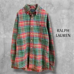RALPH LAUREN ラルフローレン　チェック柄　長袖シャツ　Sサイズのサムネイル