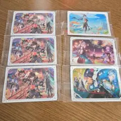 原神 嘉明 申鶴 閑雲 シール6枚セット