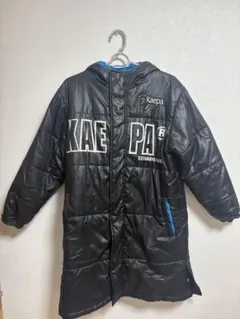 Kaepa ベンチコート 150サイズ 黒/青のサムネイル