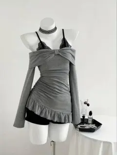 長袖キャミソール