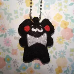 フェルトマスコット　オリジナル　黒猫　キーホルダー　ハンドメイド　お守り
