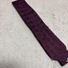 ヴィヴィアンウエストウッド ボルドー チェック柄 シルク ネクタイ