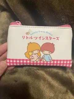 サンリオ フラットミニポーチ リトルツインスターズ