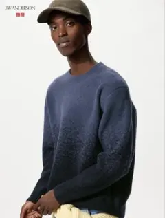 試着のみ JW ANDERSON スフレヤーングラデーションクルーネックセーター