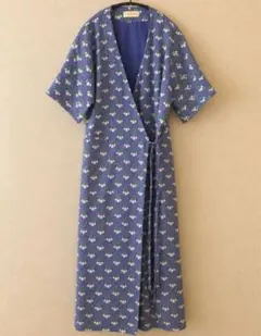 ヌキテパ 今期　Cotton Voile Print Wrap Dress
