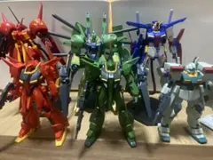 ガンプラ HG 完成品 まとめ売り 6体セットのサムネイル