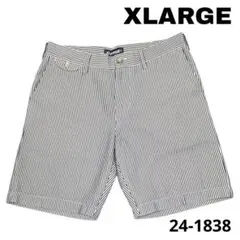 XLARGE エクストララージ ネイビーストライプ ショートパンツ 30インチのサムネイル