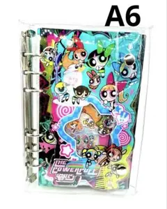 新品！パワパフA6シャカシャカバインダーシャカシャシール帳　リフィル付き