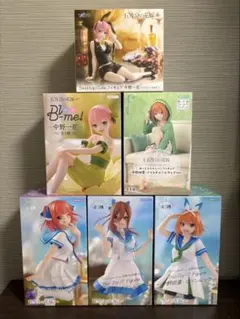 五等分の花嫁　フィギュア 6体セット
