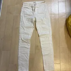 AZUL ホワイト スキニーパンツ