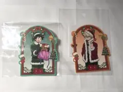 ヒロアカ 緑谷出久 爆豪勝己 ダイカットステッカー クリスマス