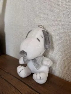 スヌーピー ぬいぐるみ キーホルダー マスコット シルバー