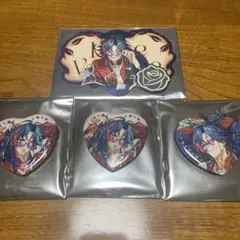 にじさんじ RoseValentine 魁星 ハート缶バッジ