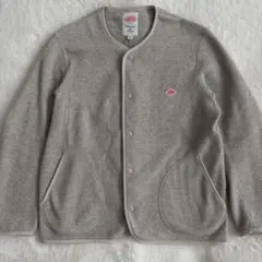 【美品】DANTONダントン フリース ノーカラーカーディガン 36