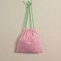 ☆S.様専用☆ギンガムチェックの巾着袋3点セット☆