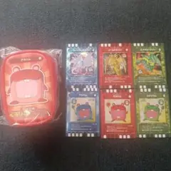 ぐるり森　赤ハムポーチセット　レア6枚