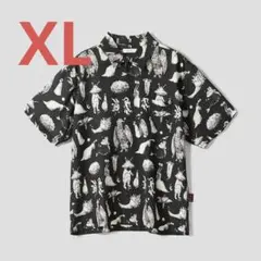 DENHAM YO!YO!GION ドクロ柄シャツ 黒 - メルカリ