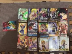 ドラゴンボールデータカードダス、その他種類のカードセット販売　38枚