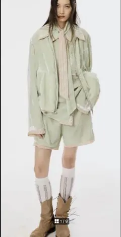 新品同様】MASU UNEVEN VELVET JACKET 46 チャコール - メルカリ