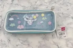 シナモロール シナモン サンリオ ペンケース ラウンドジップ　クリア 筆箱
