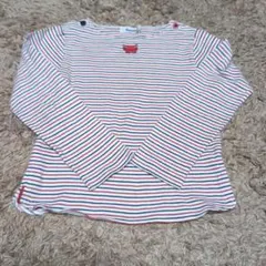 【familiar 】ストライプ 長袖カットソー 120cm