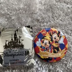 香港ディズニーランド10周年記念バッジ