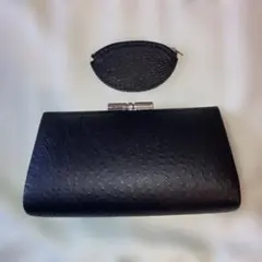 高級皮革オーストリッチ☆セカンドバッグ