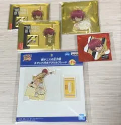 テニスの王子様　丸井ブン太　アクリル　缶バッジ　キーホルダー　5点セット