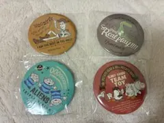 トイストーリー　缶バッジ4個