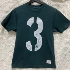 美品　RATS ナンバリングTシャツ　グリーン Sサイズのサムネイル