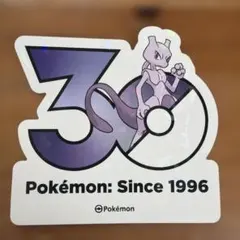 ポケモン 韓国限定 30周年 ステッカー ミュウツー ミュウツー ポケモン 韓国 30周年記念 ランダムステッカー