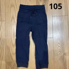 GAP ネイビー ゴムウエスト　シャカシャカパンツ　105
