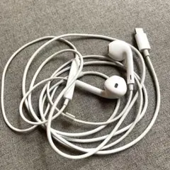 Apple純正　Lightningケーブル　有線イヤホン　マイク付き