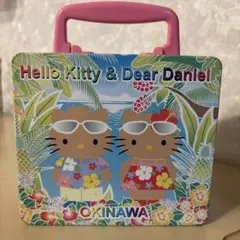レア！当時物日焼けキティ＆ダニエル 沖縄限定トランク缶ハローキティ