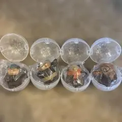 たかはたまさお　木彫り風フィギュアコレクション 4個セット