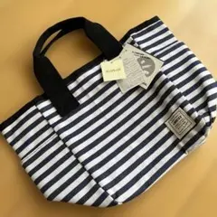 【hushush】ボーダーミニトートバッグ ハッシュアッシュのサムネイル