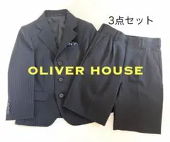 オリバーハウス スーツ ジャケット パンツ 半ズボン110 結婚式 男の子 黒のサムネイル