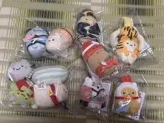 すみっコぐらし 海外 金龍 てのりぬいぐるみ とかげ ねこ とんかつ
